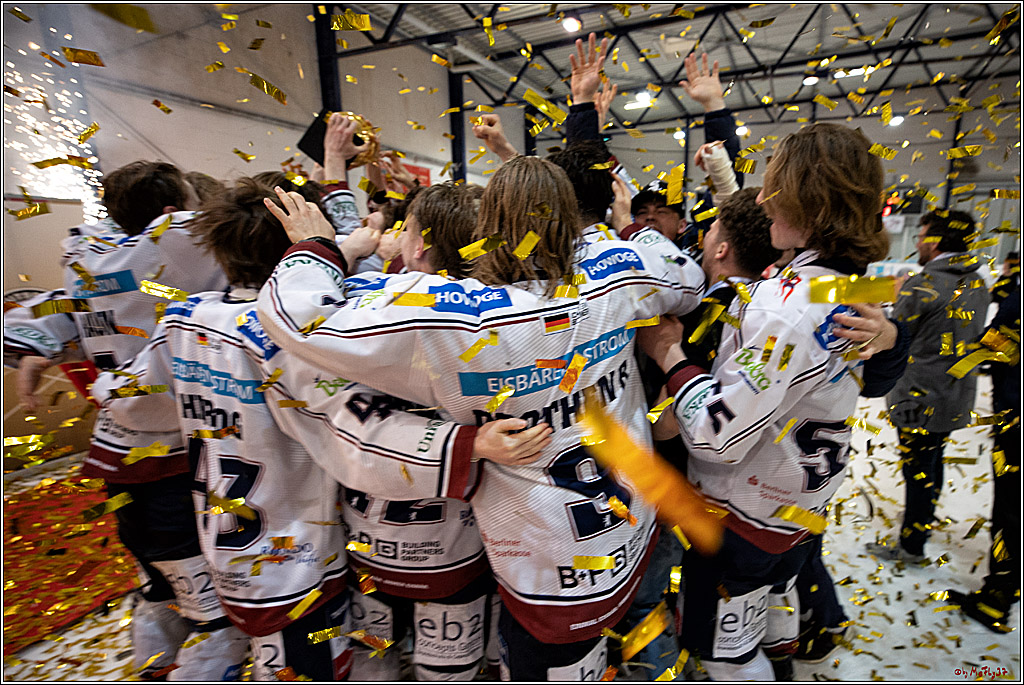 U20-DNL Meisterschaftsfinale;  Koelner Junghaie - Eisbaeren Juniors Berlin; Koeln, 27.03.2022